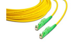 Lightwin LWL HQ Simplex Patchkabel, LSH, 3m Singlemode OS2, E2000/APC-E2000/APC komp.