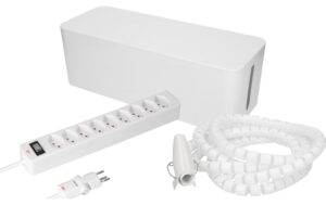 Max Hauri Kabelbox inkl. Steckerleiste 9xT13, 2m Kabel mit Schalter