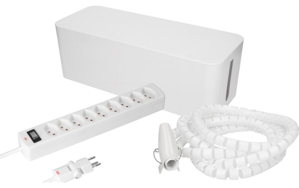 Max Hauri Kabelbox inkl. Steckerleiste 9xT13, 2m Kabel mit Schalter kaufen Schweiz | Mediatech.ch