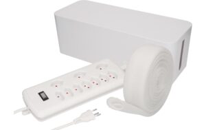 Max Hauri Kabelbox inkl. Steckerleiste Kabelschlauch, 7xT13, 2m Kabel mit Schalter