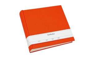 Semikolon Album  Xlarge Orange 32 x 31 cm, 130 Seiten(cremefarbig)