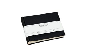 Semikolon Album  Small Schwarz 21.5 x 16 cm, 80 Seiten(cremefarbig)