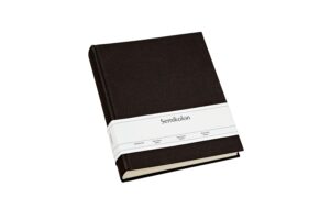 Semikolon Album  Medium Schwarz 21.6 x 25.5 cm, 80 Seiten(cremefarbig)