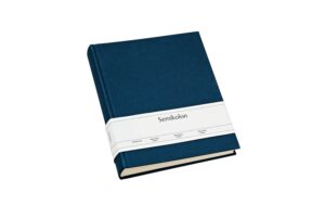 Semikolon Album  Medium Marine 21.6 x 25.5 cm, 80 Seiten(cremefarbig)