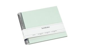 Semikolon Fotoalbum Efalinbezug 23x24.5cm Moss, 40 cremeweisse Seiten