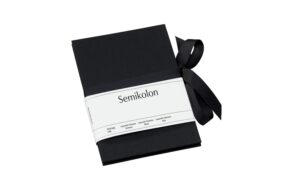 Semikolon Leporello Classico schwarz 12.2cmx17.7cm, für 14 Fotos
