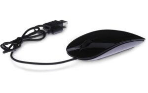 LMP Easy Mouse USB-C & USB-A Space Grau Optisch, 1600dpi, aluminium Gehäuse