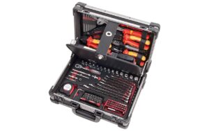 Kraftwerk Werkzeugkoffer Profi-Alu KW VDE 123-tlg.