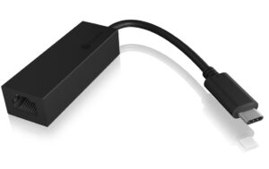 RAIDSONIC ICY BOX IB-LAN100-C3 Type-C zu RJ45 verbindet Notebooks mit Gigabit Lan und USB kaufen | Mediatech.ch
