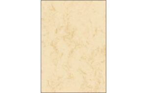 Sigel Marmor-Papier, beige, beidseitig (Ink/Laser/Copy) 90g, A4, 100 BL