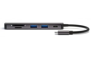 1219733 - Mediatech 4Smarts Lightning Hub für Geräte mit USB-C HDMI 4K, USB-A 3.0, Kartenleser kaufen Schweiz | Mediatech.ch