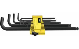 Wera 950/13 Hex-Plus Imperial 1 Winkelschlüsselsatz, zöllig, BlackLaser