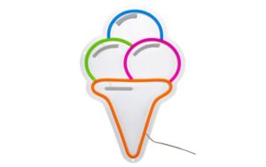 Vegas Lights Symbol Eis 24x36cm, mit 5v USB-Kabel