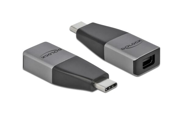 Delock Adapter USB Typ-C zu mini DP 4k 60Hz Auflösung bis 3840 x 2160 @ 60 Hz, Grau kaufen Schweiz | Mediatech.ch
