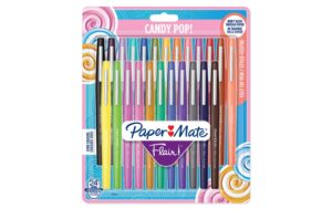 Papermate Flair Medium Candy Pop M, 0.7mm, mehrere Farben, 24 Stk. Blister
