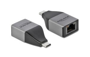 Delock USB Typ-C zu Gigabit LAN Adapter 10/100/1000 Mbps, Kompaktes Design