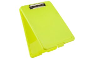 Läufer Klemmbrett Slim Mate Safety gelb 240x335 mm, oben öffnend, Innenfach