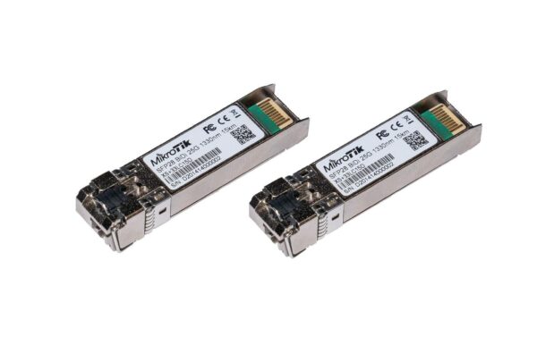 Mikrotik SFP/SFP+/SFP28 BiDi: XS+2733LC15D 1/10/25Gbps, 15Km,SM, Simplex,A+B Modul