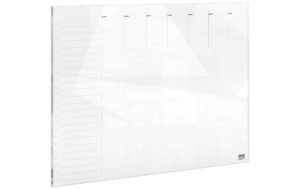 Nobo Glasboard Wochenplaner 56x43cm weiss