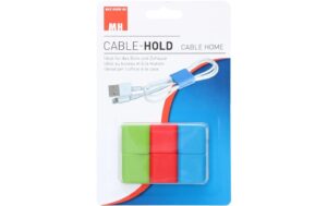 1227318 - Mediatech Max Hauri Kabelclip Hold 6x assortiert grün, rot, blau kaufen Schweiz | Mediatech.ch