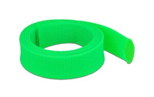 1227901 - Mediatech Delock Geflechtskabelschlauch, 2mx38mm dehnbar,schneidbar, Farbe: Grün