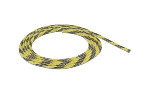 Delock Geflechtskabelschlauch, 2mx6mm dehnbar,schneidbar, Farbe: Schwarz/Gelb