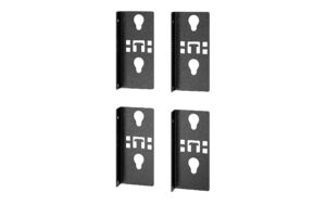 APC Easy Rack Montagewinkel ER7PDUBRKTS schwarz, doppelte Breite, 2 Paar