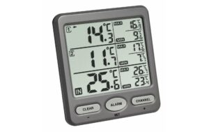 TFA TRIO Funk-Thermometer ohne Batterie, inkl. Sender 30.3228 30.3229