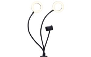 Dörr LED Selfie 2-er Ringlicht SLR Bi-Color zum Klemmen