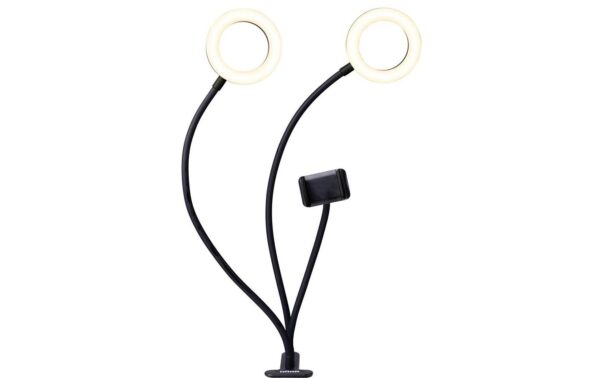 Dörr LED Selfie 2-er Ringlicht SLR Bi-Color zum Klemmen kaufen Schweiz | Mediatech.ch