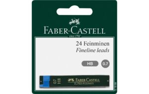 Faber-Castell Feinmine Super Polymer Härte HB, 0.7 mm, 24 Stück