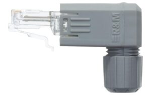 R+M Stecker FM45 Cat 5e gewinkelt 90° ungeschirmt