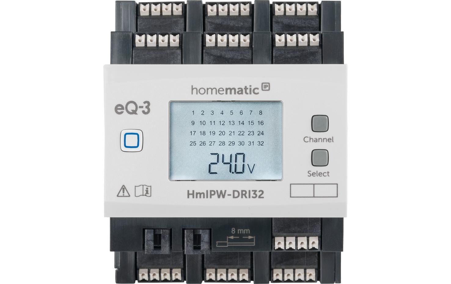 Homematic IP Wired Eingangsmodul 32-fach für Taster, Schalter und Schaltkontakte kaufen Schweiz | Mediatech.ch