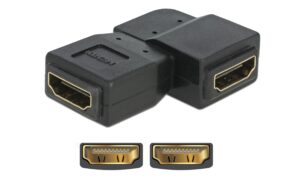 Delock Adapter HDMI Buchse zu HDMI Buchse 90° links kaufen Schweiz | Mediatech.ch