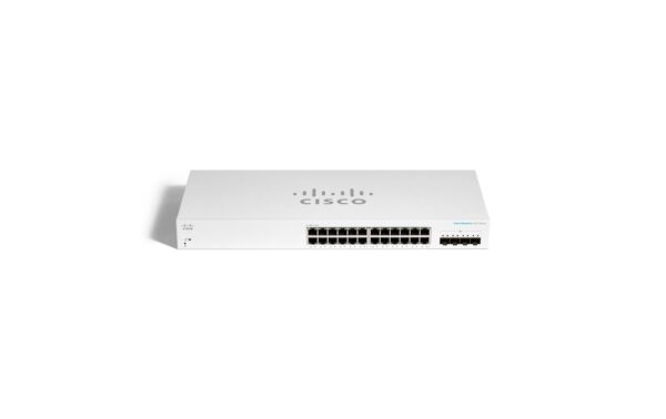 Cisco CBS220-24T-4G: 24 Port Smart Switch 24xGE, 4xGE/SFP