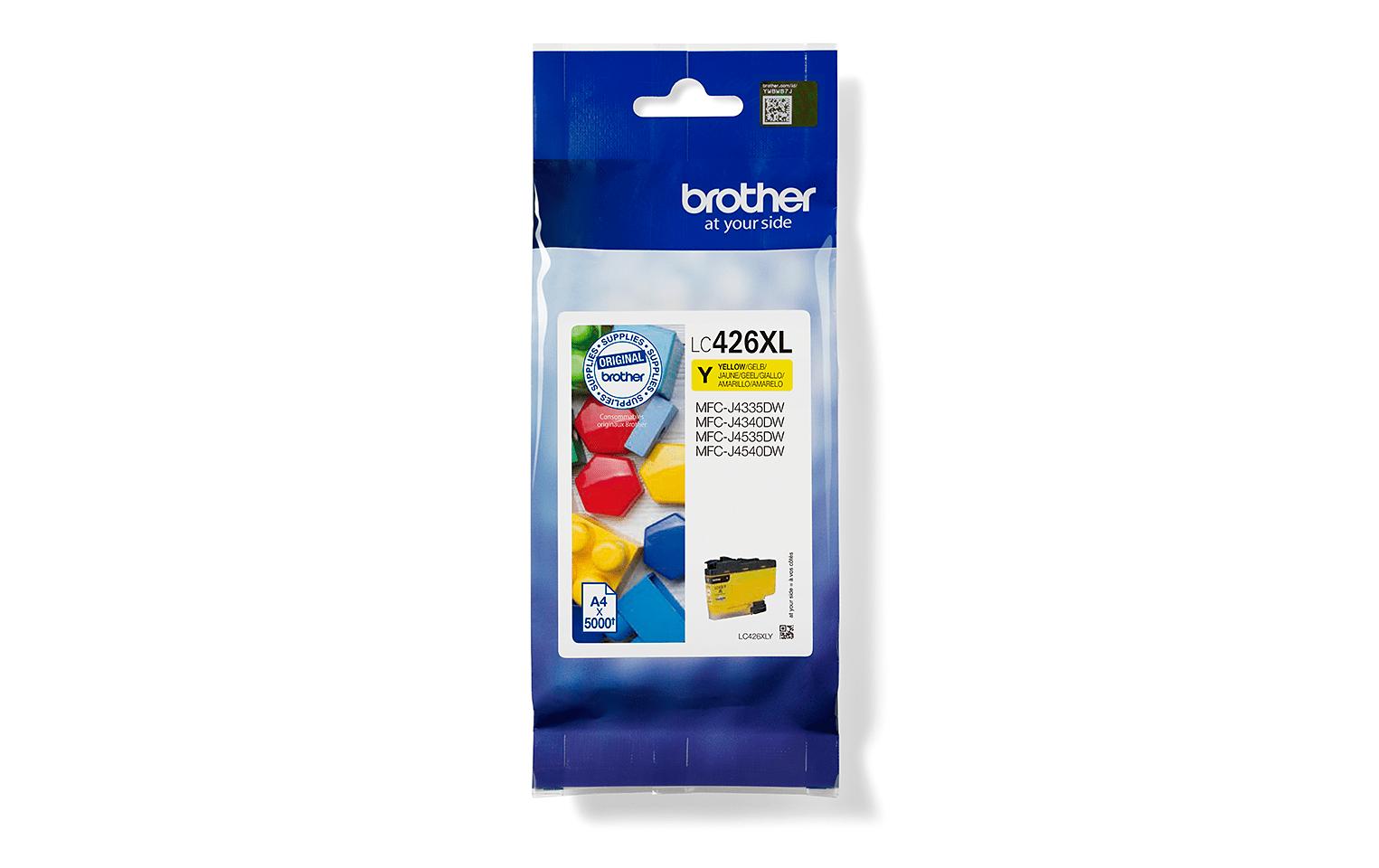 Tinte Brother LC-426XLY, Yellow zu MFC-J4540DWXL, 5000 Seiten kaufen Schweiz | Mediatech.ch