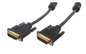 HDGear DVI-D Kabel: 5m, Dual-Link, Stecker 24+1 auf Stecker 24+1, schwarz kaufen Schweiz | Mediatech.ch