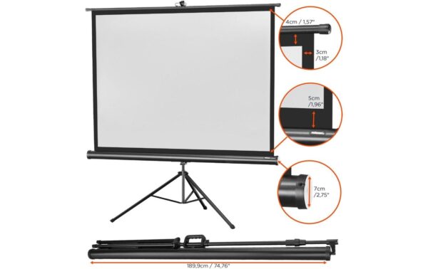 Celexon, Eco Stativ, Leinwand, 4:3 manuell, 176x132cm