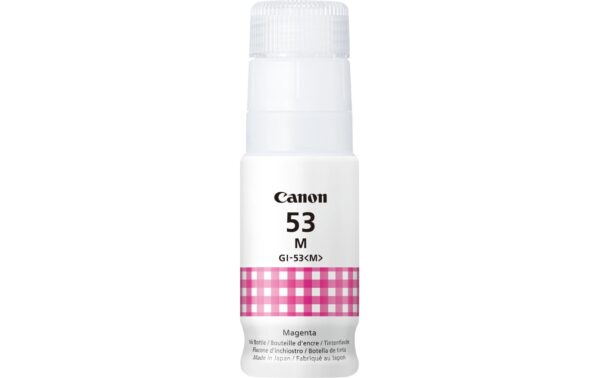 1234800 - Mediatech Canon Tinte GI-53 Magenta, 3`800 Seiten zu PIXMA G550, G650