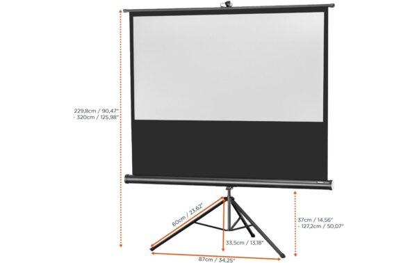 Celexon, Eco Stativ, Leinwand, 16:9 manuell, 244x138cm