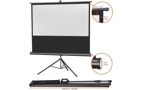 Celexon, Eco Stativ, Leinwand, 16:9 manuell, 244x138cm