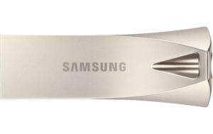 Samsung USB3.1 Bar Plus Silver 128GB silber, Lesen: 400MB/s, Schreiben: 60MB/s