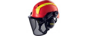 UVEX Schutzhelm pheos rot mit Lüftungen