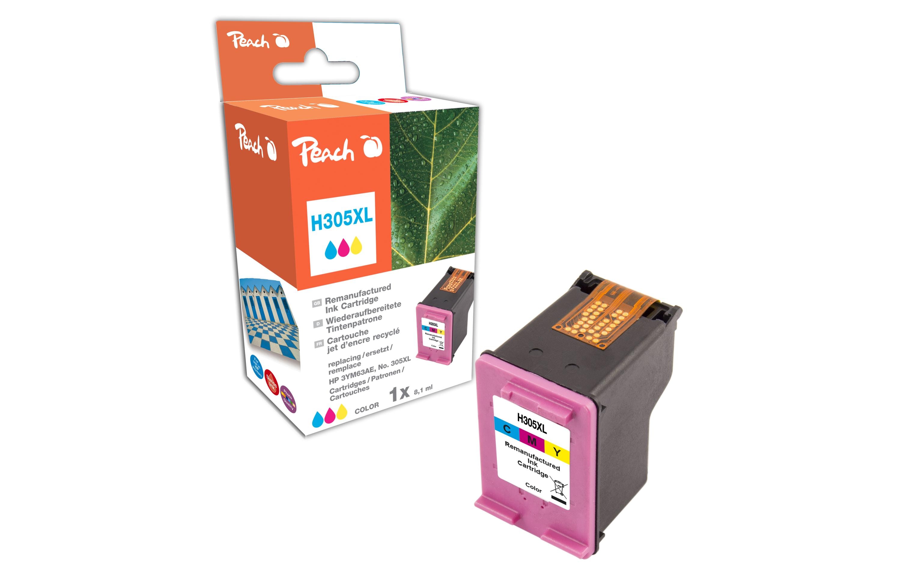 Peach Tinte HP Nr. 305XL / 3YM63AE Color (Cyan/Magenta/Yellow)