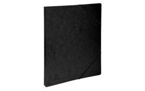 Exacompta Ringbuch Top Color 2 cm mit Gummiband, Format A4, Schwarz