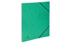 Exacompta Ringbuch Top Color 2 cm mit Gummiband, Format A4, Grün