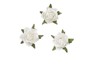 Hobbyfun Streu-Rosen 20 mm 20 Stück, weiss