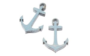 Hobbyfun Streuteile Anker 3.5 cm, 4 Stück, mit Klebepads