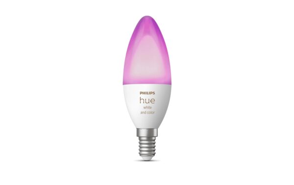 1238406 - Mediatech Philips Hue White & Col. Amb. Einzeplack E14 470lm