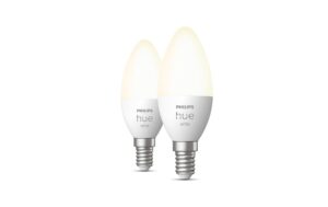 Philips Hue White E14 Doppelpack 2x470lm 2x E14, BT
